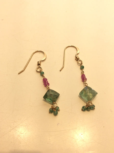 Gold fill earrings ddlc