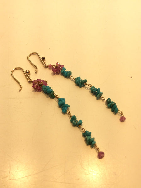 Gold fill earrings ddlc